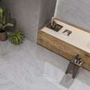 12x24 Volakas White Porcelain Polished Tile