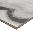 24x24 La Mallorca Panda White Polished Porcelain Tile