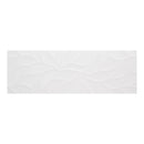 12x36 Brooklyn White Glossy Decor Ceramic Wall Tile  (60 CT/PA)