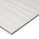 12x36 Element Wavy White Glazed Ceramic Wall Tile (60 CT/PA)