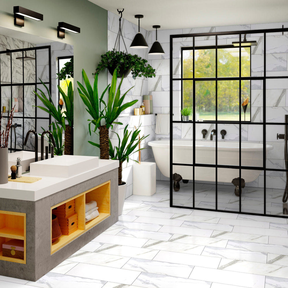 Porcelain tile for Aurora bathrooms, kitchens and floors