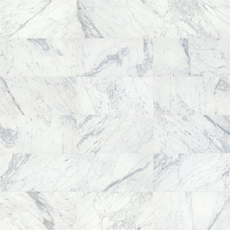 18x36 Silver Blanc Honed Marble Tile