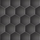19x22 Hexagon Argos Black Matte Porcelain Tile