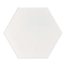 19x22 Hexagon Argos White Matte Porcelain Tile