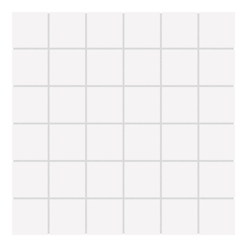 2x2 Solid Super White Matte Porcelain Mosaic