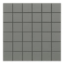 2x2 Solid Dark Grey Matte Porcelain Mosaic