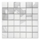 2x2 La Mallorca Milano Bianco Polished Porcelain Mosaic