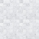 2x2 Italian Carrara Grande Polished Carrara Marble Mosaic