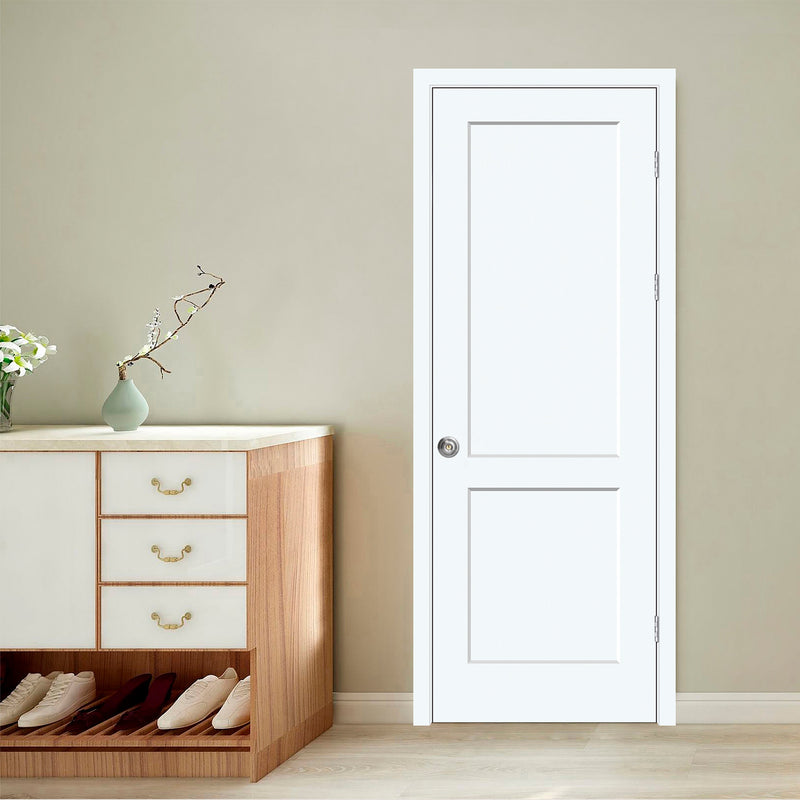 30"x80"x1 3/8" - 2 Panel Solid Shaker Door