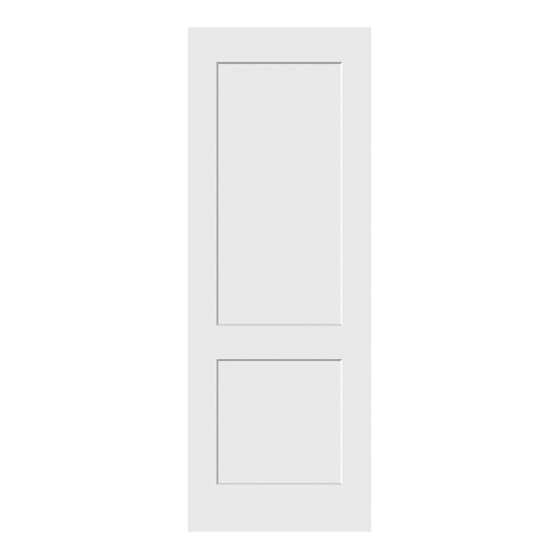 30"x80"x1 3/8" - 2 Panel Solid Shaker Door