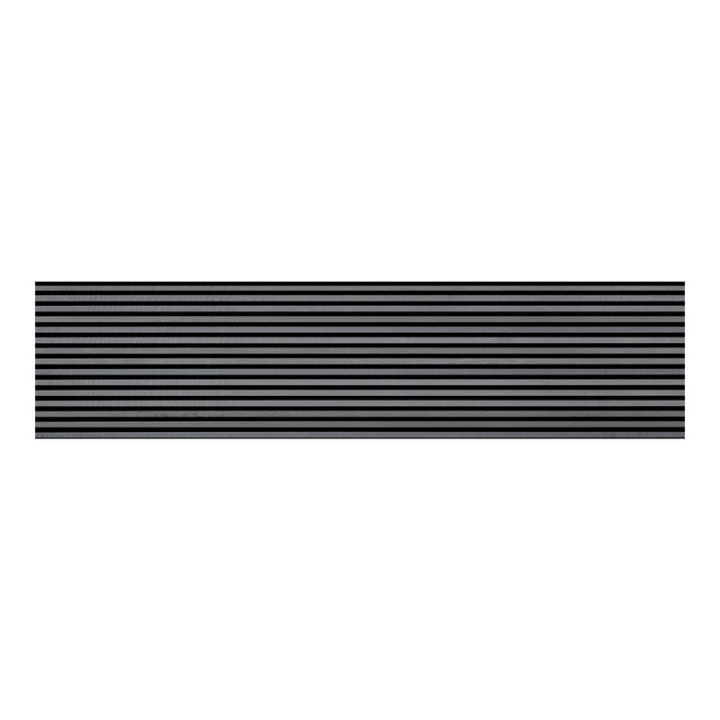 24x102 Black Oak Veneered Slat Acoustic Wall Panel (600x2600 mm)