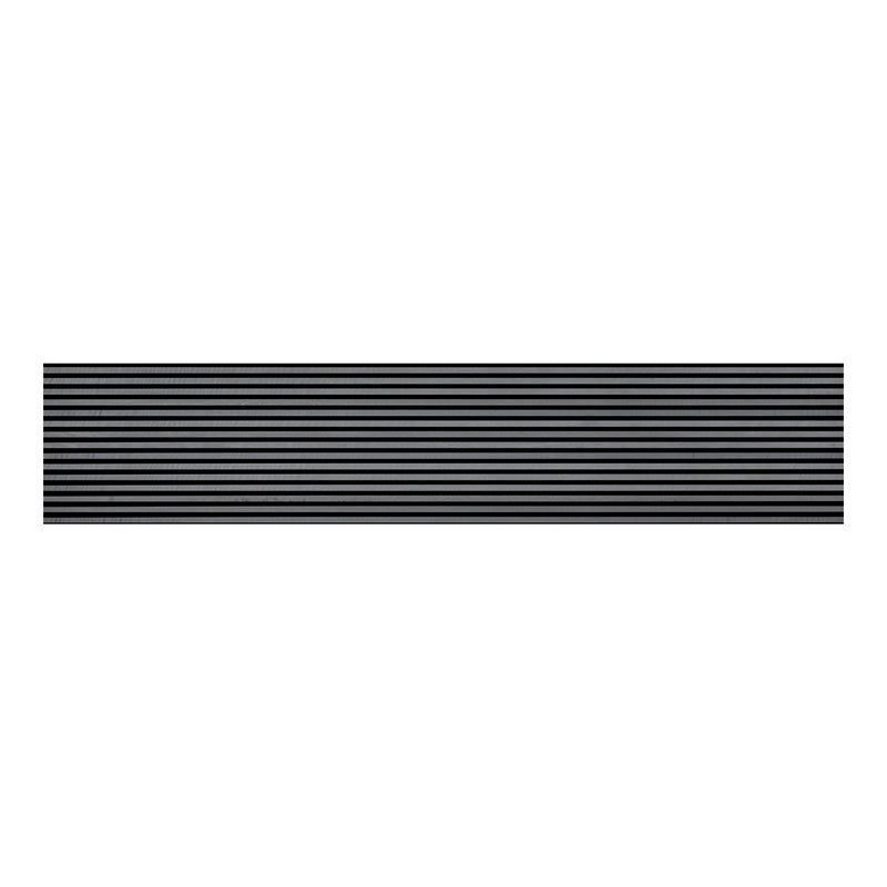 24x118 Black Oak Veneered Slat Acoustic Wall Panel (600x3000 mm)