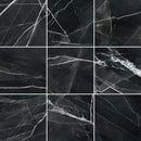 24x24 Majesto Calacatta Noir Polished Rectified Colorsync Porcelain Tile