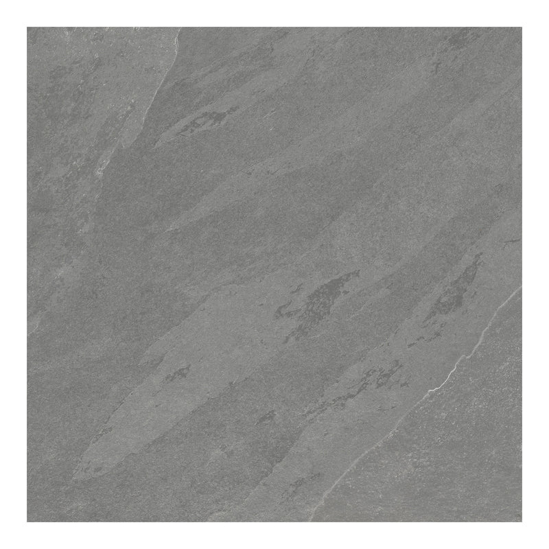 24x24 Nevado Dark Grey Porcelain Matte Tile