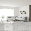 24x24 Chateau Calacatta Oro Polished Rectified Glazed Porcelain Tile