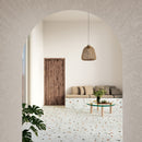 24x24 Blesle Terrazzo Pearl Porcelain Tile