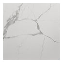 24x24 White and Grey Glazed Polished Porcelain Tile (8 mm)