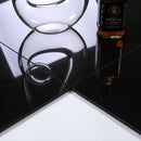 24x24 Solid Jet Black Polished Porcelain Tile Final Sale