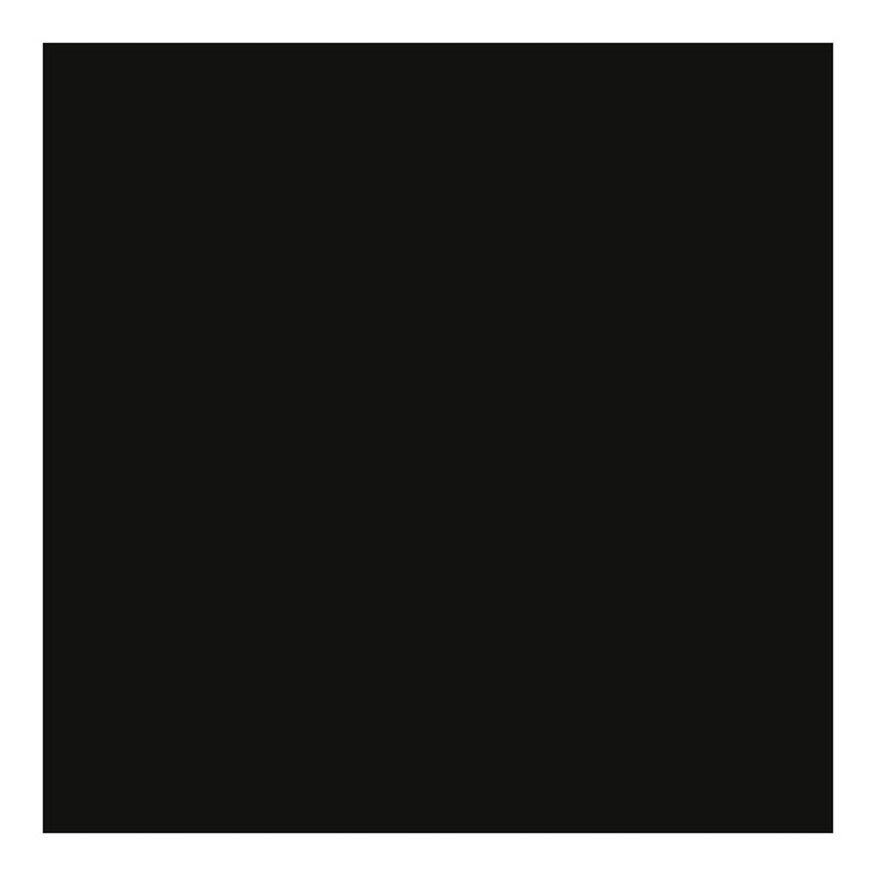 24x24 Solid Jet Black Polished Porcelain Tile Final Sale