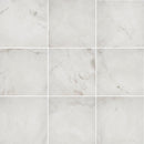 24x24 La Mallorca Acadia White Polished Porcelain Tile (34 Box/PA)