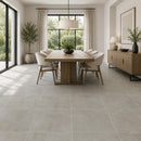24x24 Cinder Grey Cement Look Matte PorcelainTile (40 CT/PA)