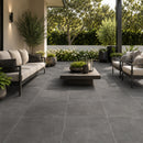 24x24 Coal Paver Porcelain Tile (20 mm)