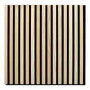 24x24 Ash Veneered Slat Acoustic Wall Panel (600x600 mm)