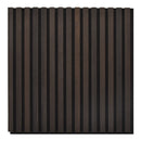 24x24 Smoked Oak Veneered Slat Acoustic Wall Panel (600x600 mm)