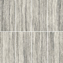 24x48 Majesto Travertino Titanium Honed Rectified Colorsync Porcelain Tile