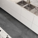 24x48 Nevado Black Porcelain Matte Tile