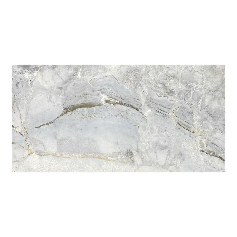 24x48 Victoria White Polished Porcelain Tile (33 CT/PA)