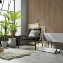 9mm 24x48 Bamboo Sagano Noce Dark Line Matte Porcelain Tile (36 CT/PA)