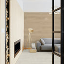 9mm 24x48 Bamboo Sagano Almond Light Line Matte Porcelain Tile (36 CT/PA)