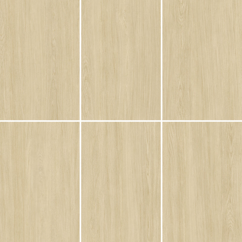 24x48 Brazil Teak Ivory Wooden Look Matte Porcelain Tile (32 CT/PA)