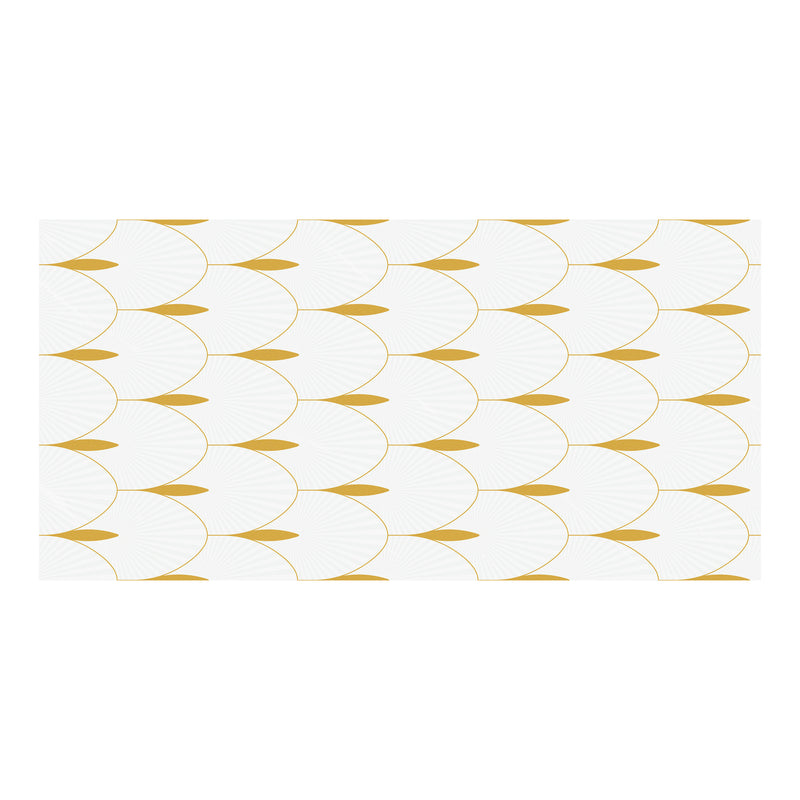 24x48 Gliding White Gold Decor Glazed Porcelain Tile