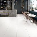 24x48 Pure White Matte Porcelain Tile