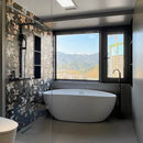 24x48 Lily Fun Dark Decor Glazed Porcelain Tile