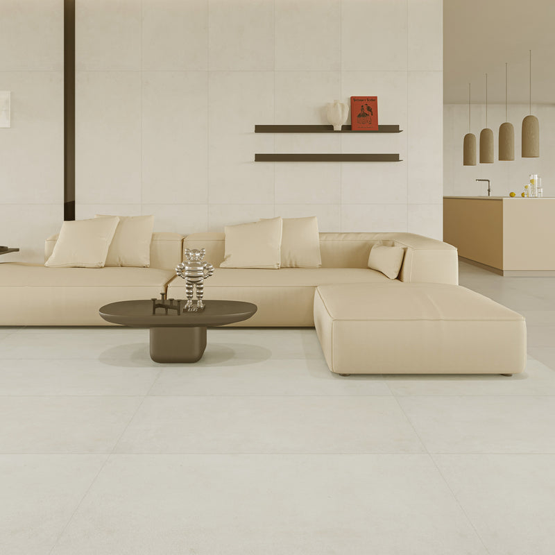 24x48 Zinc Cement Look Porcelain Matte Tile (2 PC/CT, 32 CT/PA)