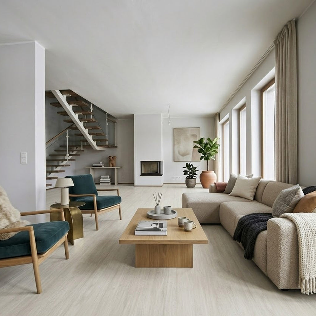 24x48 Oxford Ivory Wooden Look Matte Porcelain Tile (2 PC/CT, 32 CT/PA