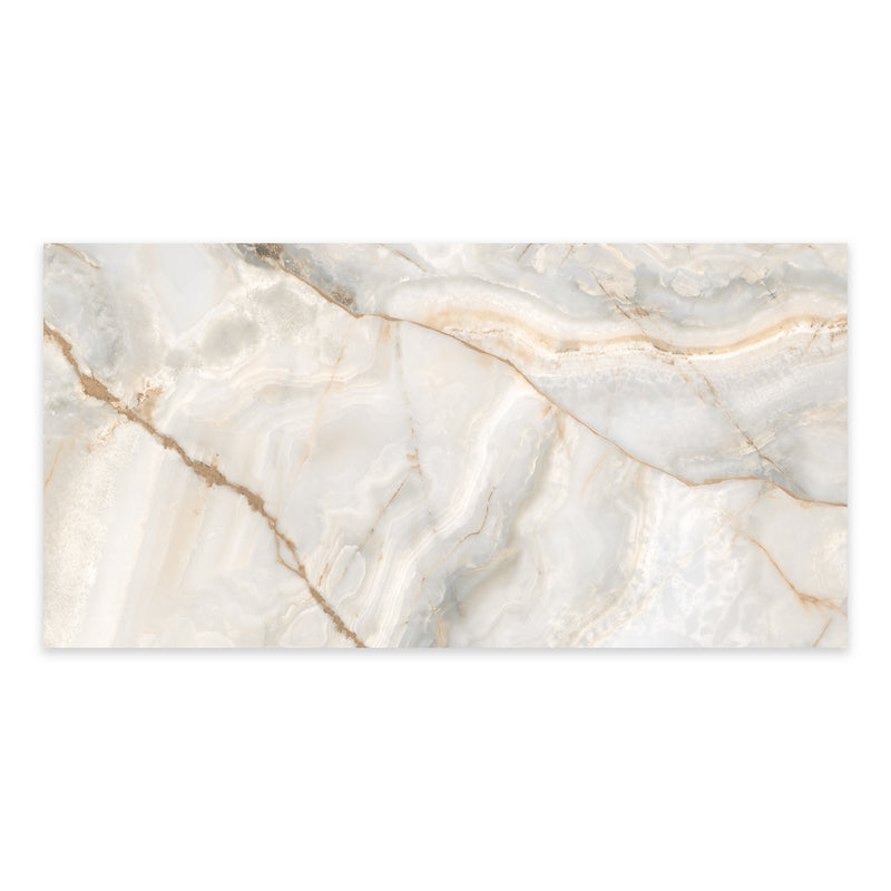 24x48 Eunoia Beige Polished Porcelain Tile