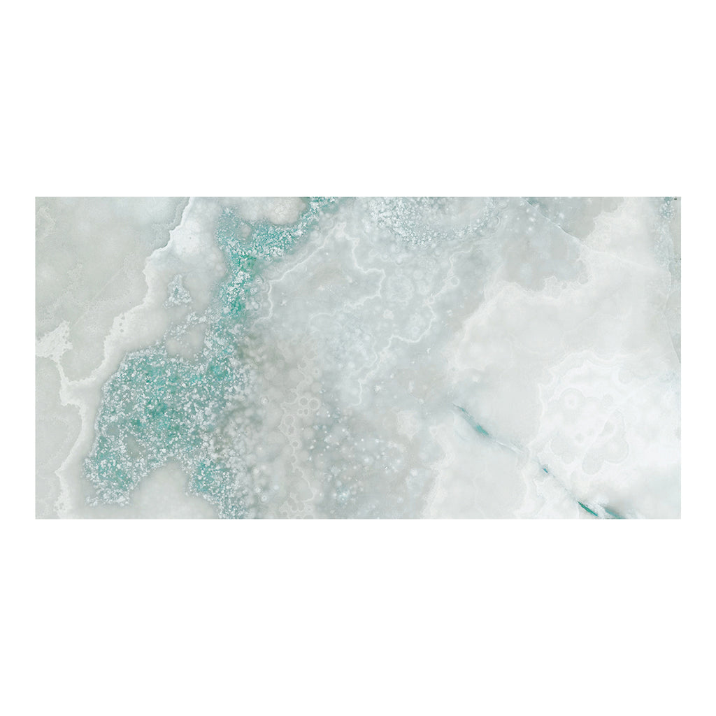 Jade Tiling 24x48 White Blue Jade Polished Porcelain Tile