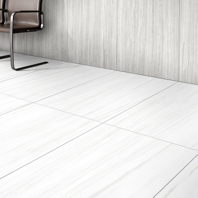 24x48 Star White Polished Porcelain Tile