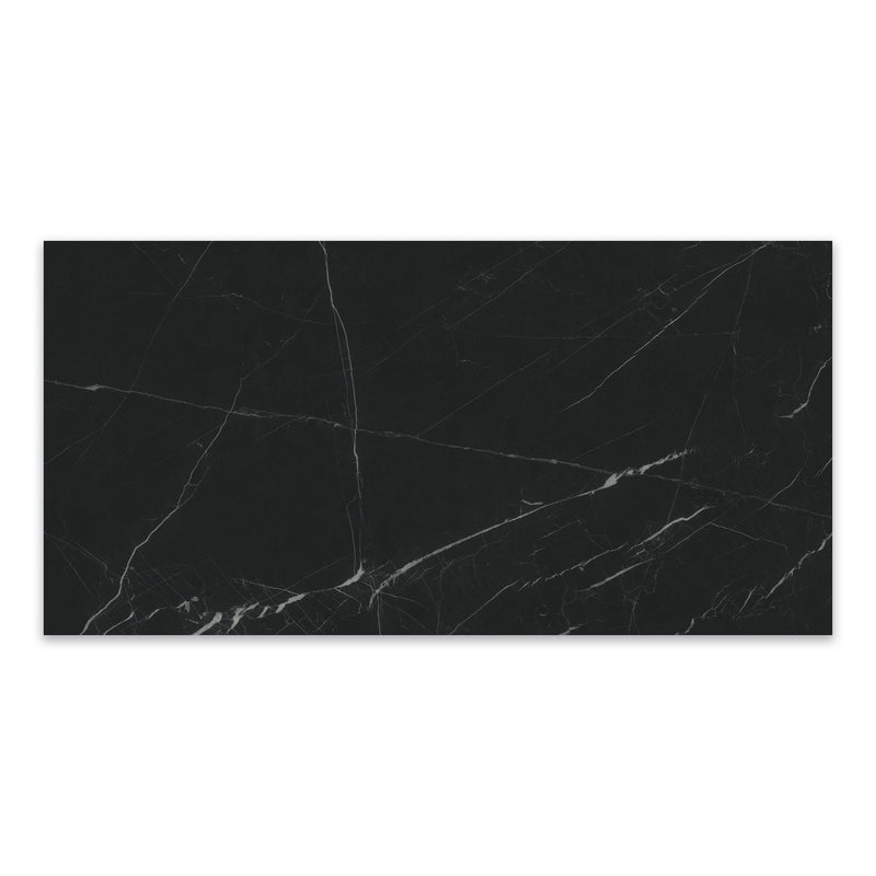 24x48 Markina Black Porcelain Polished Tile (32 CT/PA)