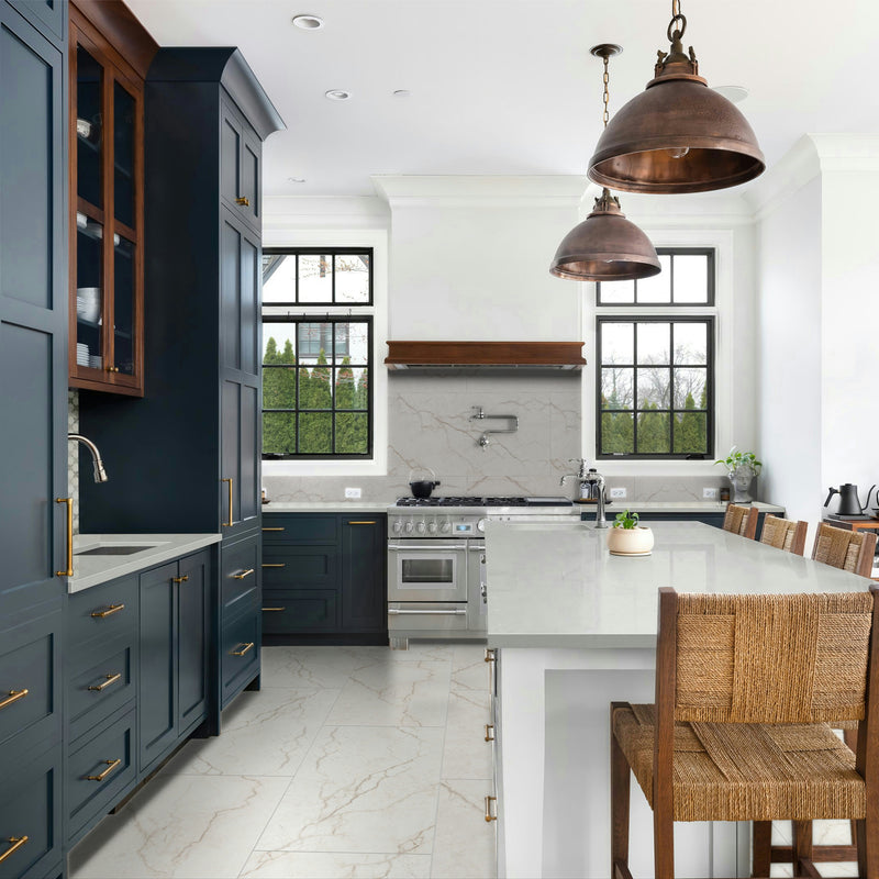 24x48 Brighton Gold Polished Porcelain Tile (Approx. 16 sf/box)