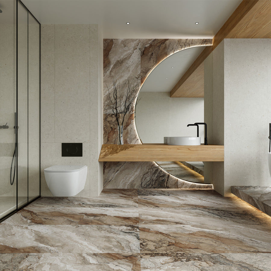 Large format tile for a Don Mills project