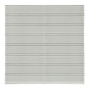 1.5x6 Sollenn Light Grey Glass Mosaic
