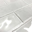 2x6 Riva Cobble Grey Glass Mosaic Final Sale