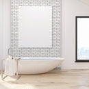 2x6 La Mallorca Milano Bianco Brick Matte Porcelain Mosaic
