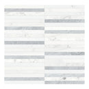 2x6 Celestia Ice Stacked Honed Natural Stone Mosaic