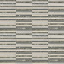 2x6 Celestia Earth Stacked Honed + Polished Blend Natural Stone Mosaic